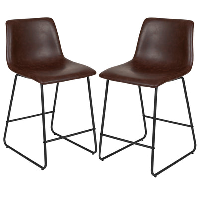 Leather Counter Height Stools