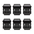 6 Pack Wall Mount LED Solar Lights - Weather Resistant Decorative Solar Powered Lights - Deck and Fencing Solar Lights