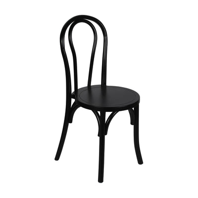 Betsy Commercial Grade Thonet Style Solid Wood Stackable Dining Chair - View 1