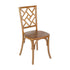 Brooklyn Commercial Grade Solid Wood Stackable Dining Chair with Intricate Back Detail