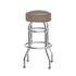 Double Ring Chrome Barstool