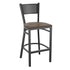 Grid Back Metal Restaurant Barstool