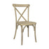 HERCULES Commercial Indoor/Outdoor Wood Look Resin Cross Back Style Chair