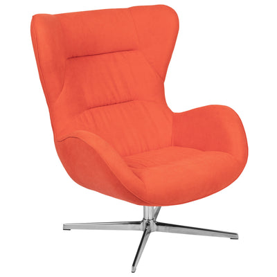 Home and Office Retro Swivel Wing Accent Chair - View 1