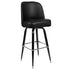 Metal Barstool with Swivel Bucket Seat