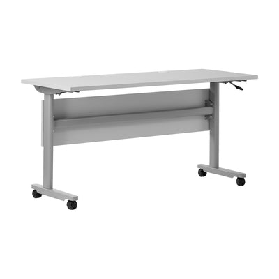 Palmer Commercial Grade Heavy-Duty Nesting Flip Training Table with T-Legs, Modesty Panel, Tabletop, and Frame - View 1