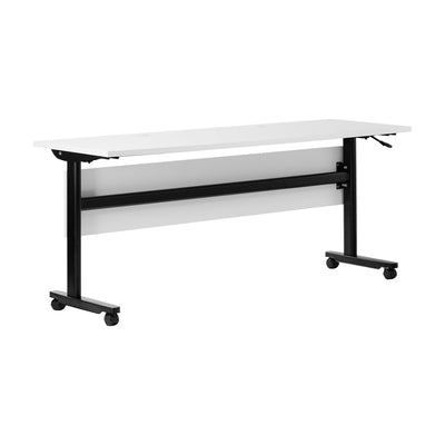 Palmer Commercial Grade Heavy-Duty Nesting Flip Training Table with T-Legs, Modesty Panel, Tabletop, and Frame - View 1