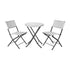 Rouen Three Piece Folding Bistro Set in PE Rattan with Metal Frames for Indoor and Outdoor Use