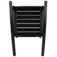 Black |#| 2 Pack All-Weather Rocking Chair in Black Faux Wood - Patio and Yard Furniture